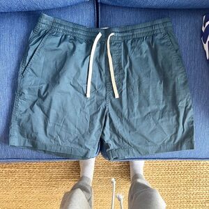 J. Crew Teal Shorts with White Drawstring